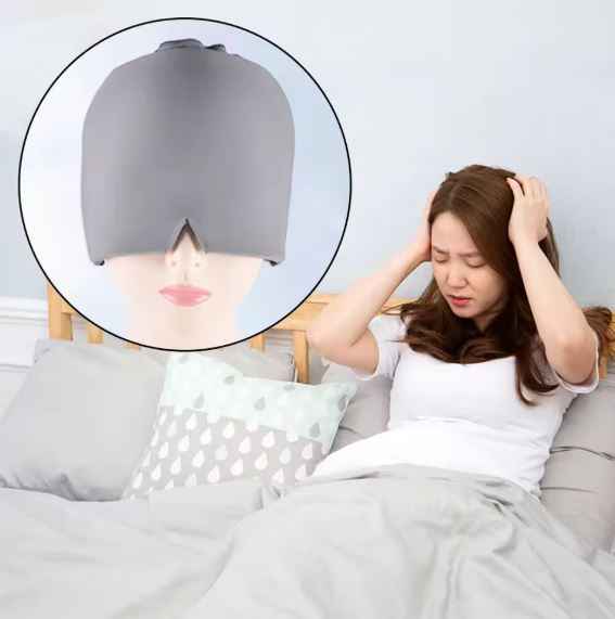 Esmorielle™ Gel Ice Headache & Migraine Relief Hat – Cold Compress Therapy for Instant Pain Relief