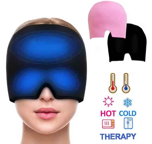 Esmorielle™ Gel Ice Headache & Migraine Relief Hat – Cold Compress Therapy for Instant Pain Relief