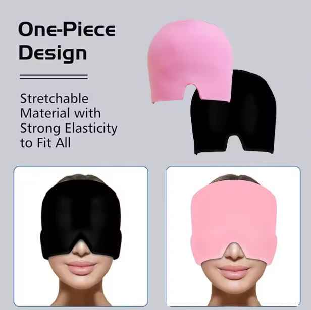 Esmorielle™ Gel Ice Headache & Migraine Relief Hat – Cold Compress Therapy for Instant Pain Relief