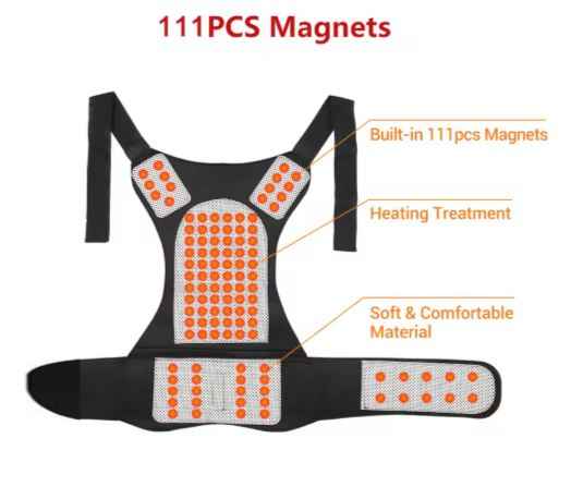 Esmorielle™ Posture Corrector with Detachable Heating Pad - Adjustable Back Brace Posture Corrector for Women and Men