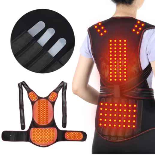 Esmorielle™ Posture Corrector with Detachable Heating Pad - Adjustable Back Brace Posture Corrector for Women and Men